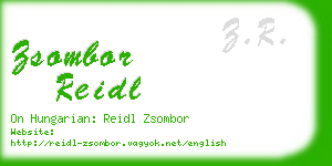 zsombor reidl business card